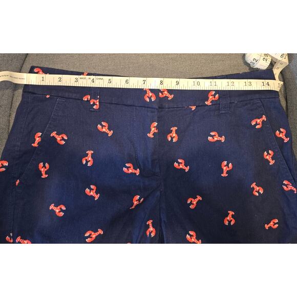 J.Crew Factory Lobster shorts sz 0 - Picture 5 of 7